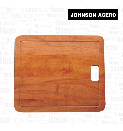 Tabla De Picar De Madera Ta Q40 De Acero Johnson Tioso Hogar
