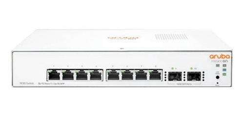 Switch Hp Aruba 1930 8 Puertos Gb + 2 Sfp