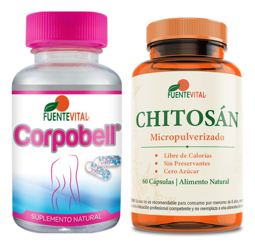 Chitosán + Aceite De Cártamo Y Sesamo Corpobell. Pack Oferta