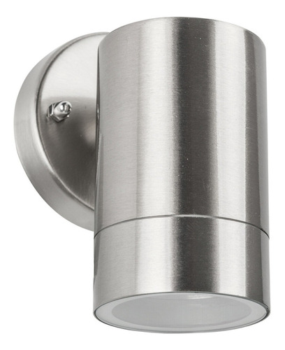 Lampara Para Muro Exterior Cilindro Acero Inox Una Luz Calux