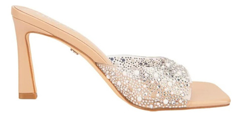 Sandalia De Vestir Thalia Sodi Am06 De Dama En Color Nude