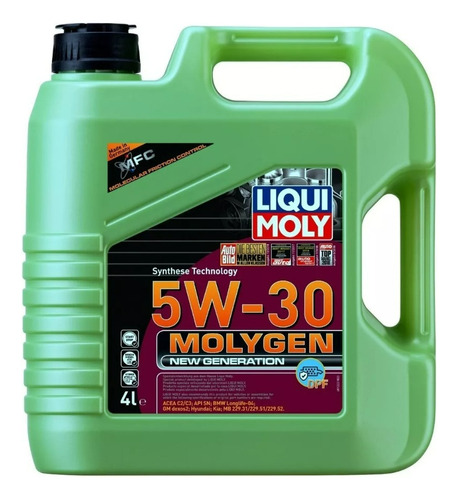 Aceite Motor Molygen New Generation Dpf 5w30 Liqui Moly 4l