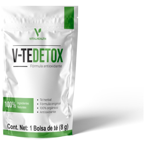 V-té Detox Vitalhealth 1 Sobre Rinde 4 Litros Vital Health 