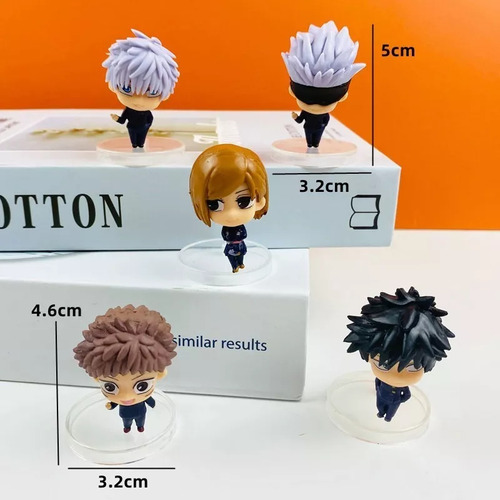 Muñecos De Anime Jujutsu Kaisen Colección De 5 Figuras