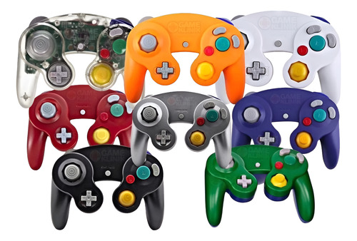 X2 Control Compatible Con Gamecube Alambrico Colores