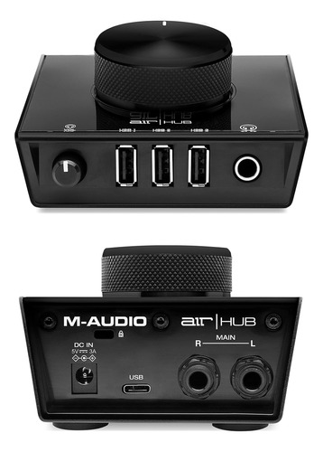 M-audio Air|hub - Interfaz De Audio Usb Con Concentrador De 