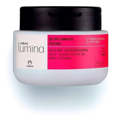 Máscara Regeneradora Cabello Químicos Dañado Lumina Natura