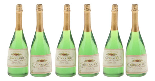 6pcs 112 Dollhouse Miniatura Botellas De Vino Juguete Bar