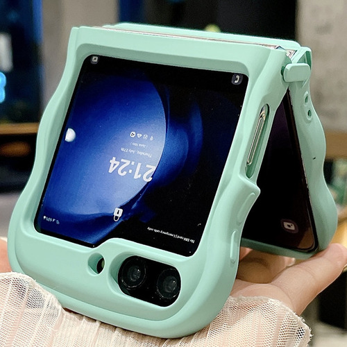 Para Samsung Zflip6 Funda Simple Color Sólido