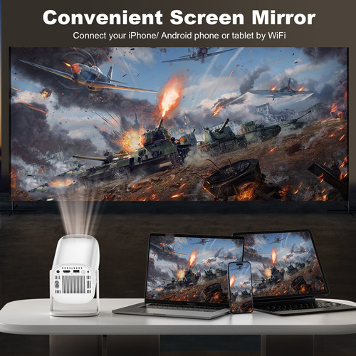 Proyector Inteligente P30 Wifi 6 Android 11 Home Beamer Comp