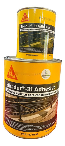 Sikadur 31 Adhesivo (juego 2.5kg)