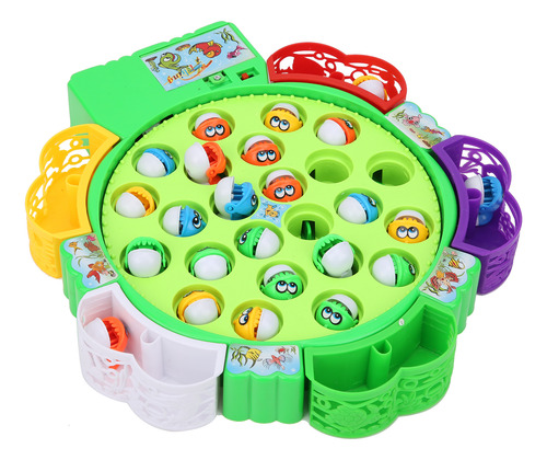 Juego De Pesca Giratorio Eléctrico De Juguete Educativo