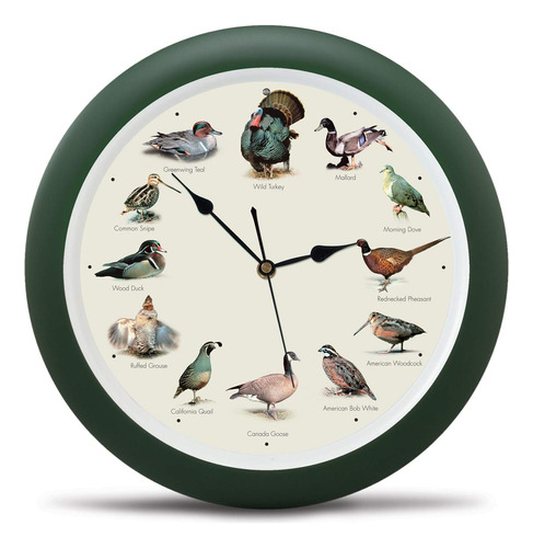 Singing Wild Game Birds Of North America Reloj De Sonido De