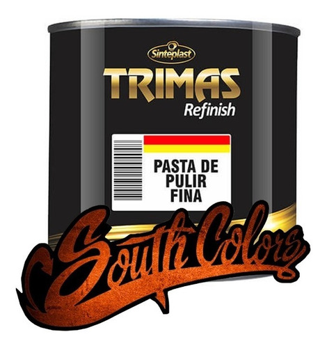 Imagen 1 de 2 de Pasta De Pulir Fina Trimas X 1 Lt Al Agua