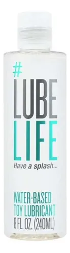 Lube Life Lubricante Hipoalergenico Para Juguetes Sexuales A Base De Agua 240ml