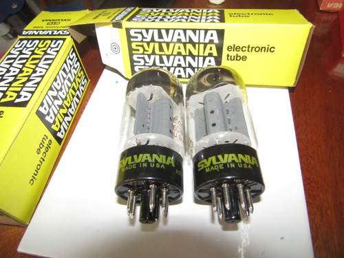 Válvulas Eletrônicas 6dq6 B / 6gw6 Sylvania C/ Nf