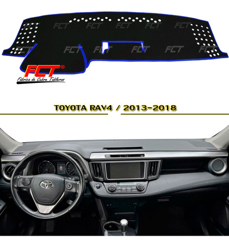 Cubre Tablero Premium/ Toyota Rav4/ 2013 2014 2015 2016 2017