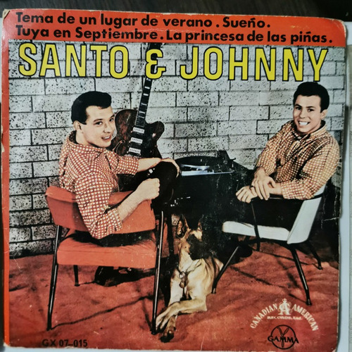 Disco 45 Rpm: Santo Y Johnny- Tema Lugar D Everano