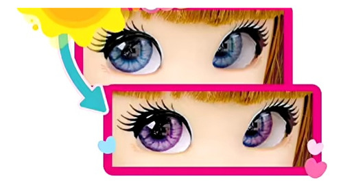 Unique Eyes Sun Lover Ojos Mágicos Muñeca Sophia