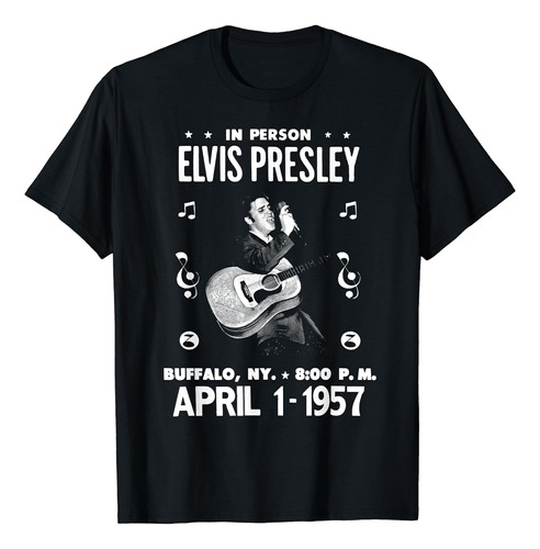 Polera Con Póster Oficial De Elvis Presley