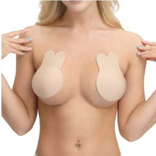 Levanta Busto Rabbit Bra Siliconado Reutilizable Adhesivo