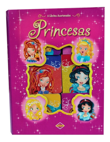 Super Combo Princesas 6 Libros Acartonados Cuentos Niñas