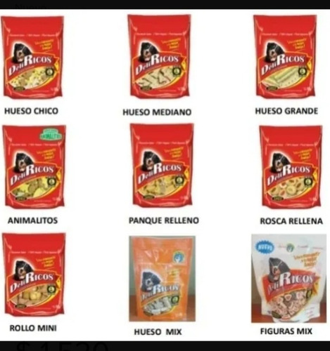 Deli Ricos Premios Para Perro Sabor Vainilla 1kg