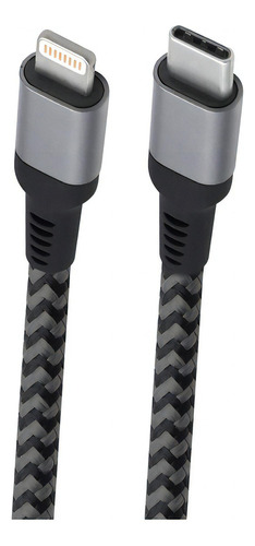 Cabo Lightning Para iPhone Tipo C 1,5m Turbo Mfi Resistente