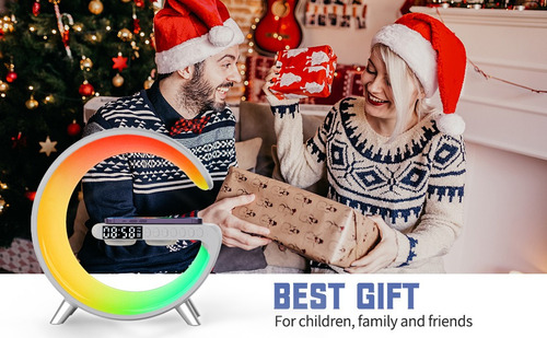 G Type Lámpara Despertador Recargable Inalámbrica Bluetooth