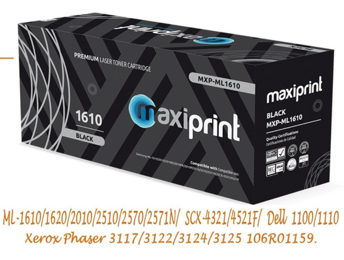 Toner Alternativo Samsung Ml1610 Ml2010 Maxiprint, Nuevo