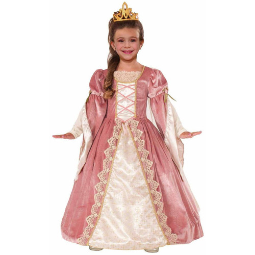 Disfraz Para Niña Chica Victoriana Rosa Medium 8-10 