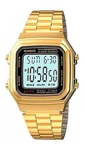 Reloj Clásico A178-wga Dorado Casio
