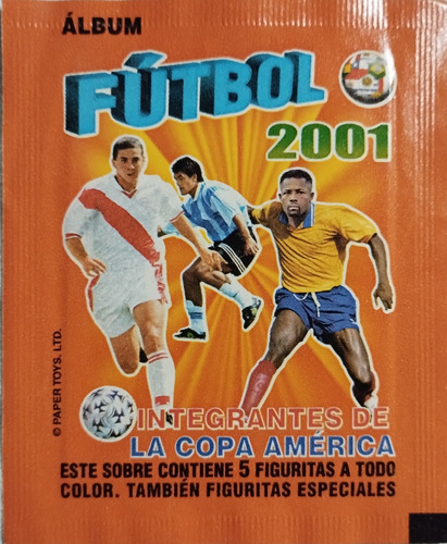 Sobre Cerrado Figuritas Copa America 2001 Navarrete