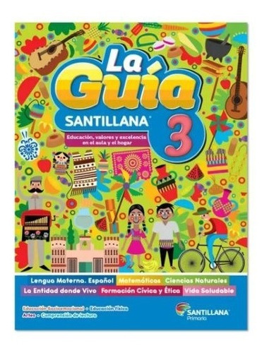 Paquete Primaria Oficial Guía Santillana 3 Nueva Edición