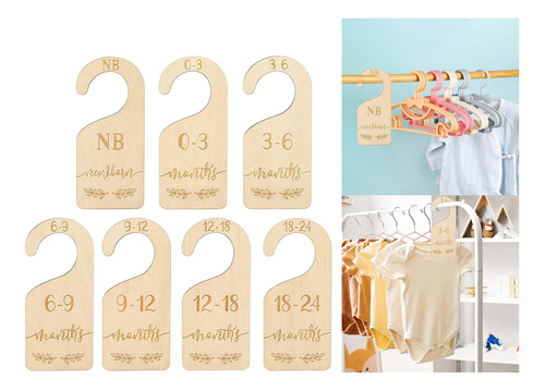 7 Piezas De Separadores De Ropa Para Bebés Recién Nacidos