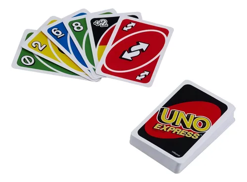 Juego De Mesa Familiar Uno Express De 2 A 4 Jugadores