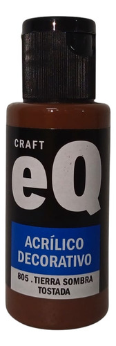 Eq Arte Acrilico X 50cc X Unidad Elegir Color!! Tierra Sombra Tostada