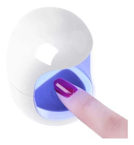 Mini Cabine Q3 6w PotĂȘncia Secador Unha Led Uv Individual