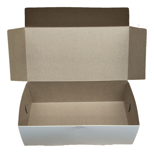 Caja Cartulina Blanca Packaging Ecommerce Regalo 21x10,5x6,5