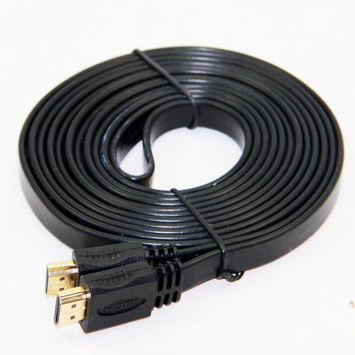 Imagen 2 de 2 de Cable Hdmi Plano 5 Mts 4k - 1080p