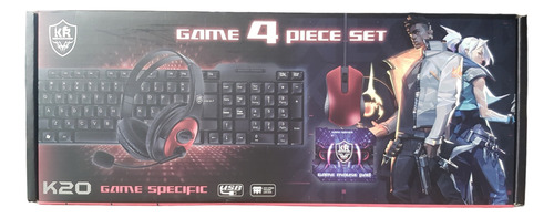 Kit Gamer 4 En 1 Diadema Microfono +mousepad +teclado +mouse