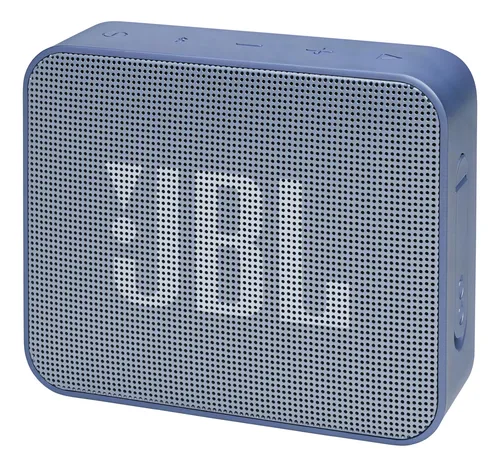 Parlante JBL Go Essential portátil con bluetooth waterproof azul acero