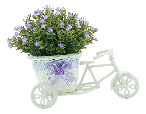 Cesta De Flores Contenedor Triciclo Planta En Maceta