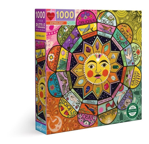 Puzzle Rompecabezas 1000 Piezas Niño Eeboo Astrologia