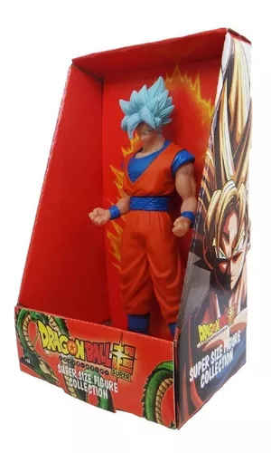 Kit 2 Boneco Dragon Ball Z Super Goku Super Sayajin Blue + ssj em