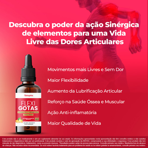 3x Flexi Gotas 30ml Original Suplemento Diário Nova Fórmula Flexi Gotas Site Oficial