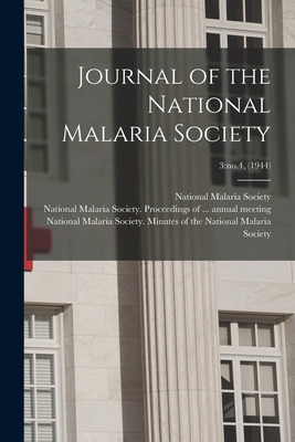 Libro Journal Of The National Malaria Society; 3: No.4, (...