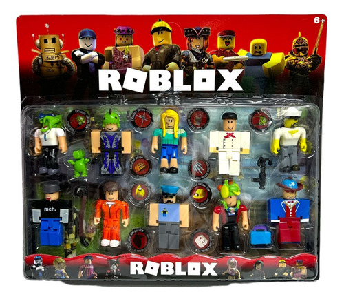 Juguete Roblox Figuras Niño X10 Personajes 