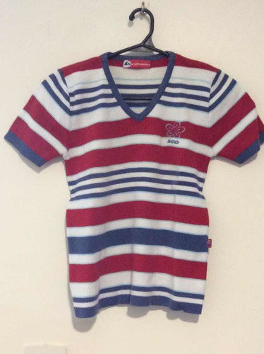 Scombro. Remera Hilo Mujer. Talle 1