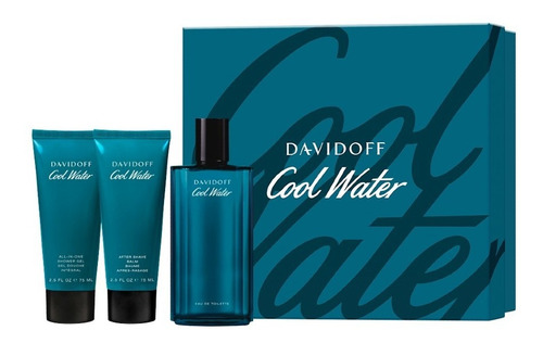 Perfume Importado Hombre Davidoff Cool Water Edt 125ml Set 2